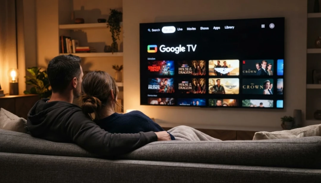App Google TV: 800+ Canais Grátis Online