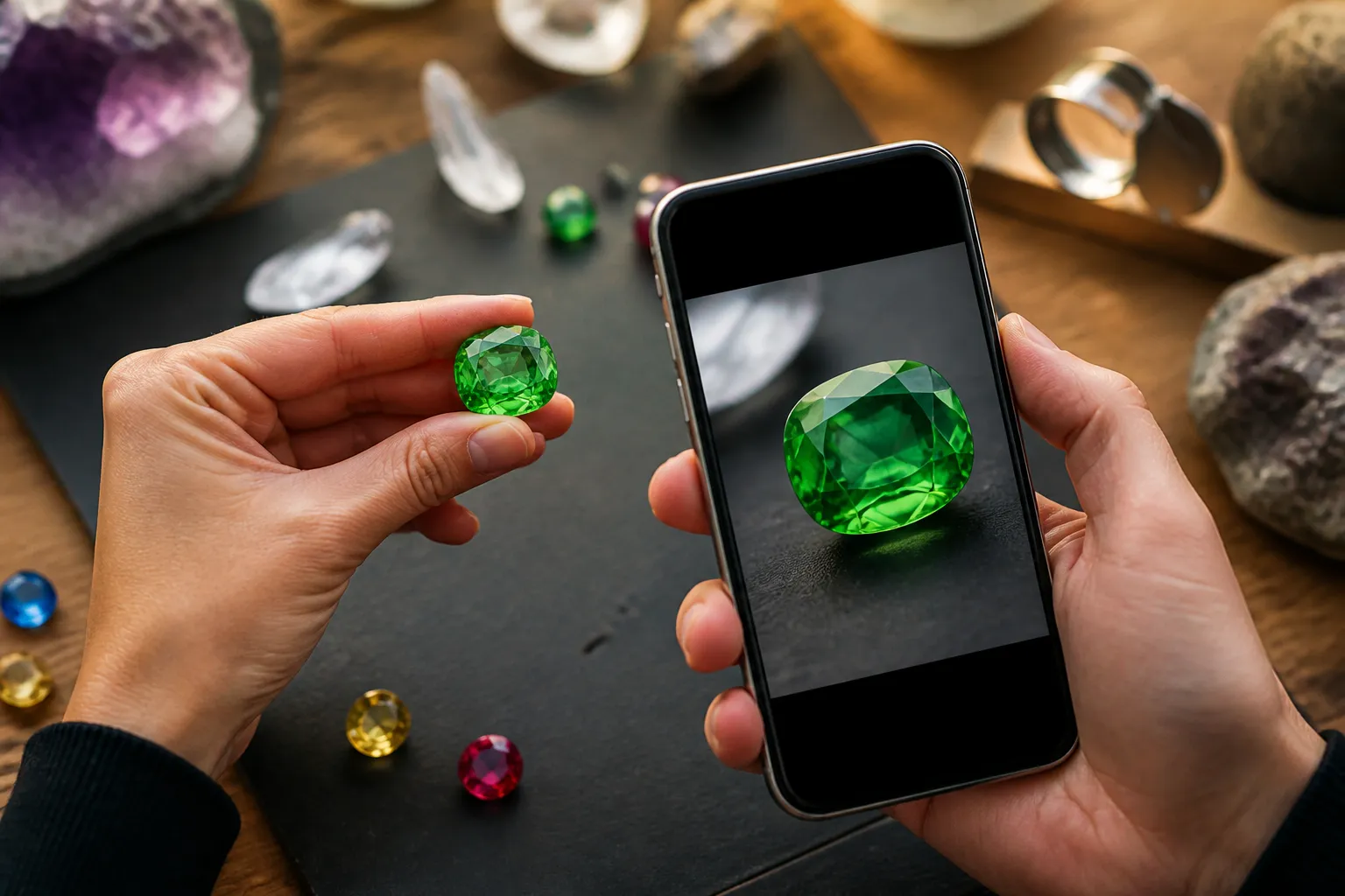 Como Identificar Pedras Preciosas Reais Usando Seu Smartphone